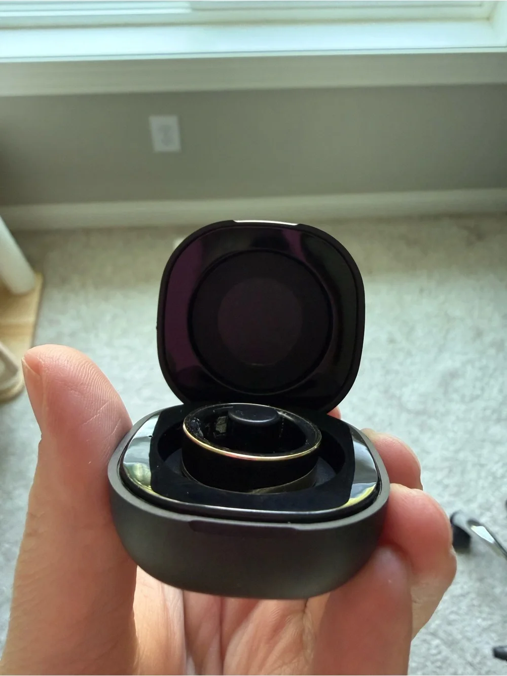 Optim Smart Ring size 8 gold